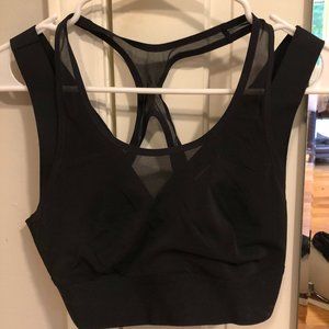 Athleta Eclipse Reversible Bra A-C Black Small
